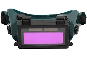 SHANRYA KEYREN Occhiali per saldatura solare auto-oscuranti per occhiali per saldatura Occhiali protettivi per occhiali da saldatura per anti-ultravioletti(verde)