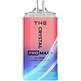 CRYSTAL PRO MAX 10k Puffs Zero Nicotine, No Buttons, No Hassle! Draw-Activated System, Sleek, Compact and Leak-Resistant Design and Durable Construction (Blueberry Cherry Cranberry)