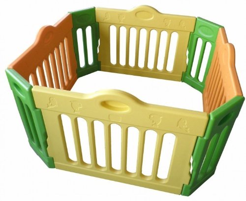 BABY VIVO 4-SIDE PLAYPEN - EXPANDABLE