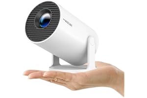 MAGCUBIC [App intégrée] HY300Pro Vidéoprojecteur 4K 2025 Rétroprojecteur Mini Projecteur Portable avec WiFi 6 BT 5.4, Auto Keystone 180° Rotation, Android Video Projecteur portatif HDMI/TV Stick/USB/Laptop