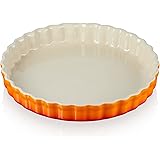Le Creuset Tarteform aus Steinzeug, 28 cm, 2.1 Liter, Ofenrot, 71120280900001