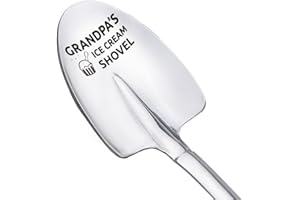 GUQQEUC Funny Grandpa Fathers Day Gift for Grandpa Grandpas Ice Cream Shovel Gift for Grandfather Christmas Birthday Gifts for Grandad Retirement Gift for Grandpa Ice Cream Lovers Gifts for Grandad Presents