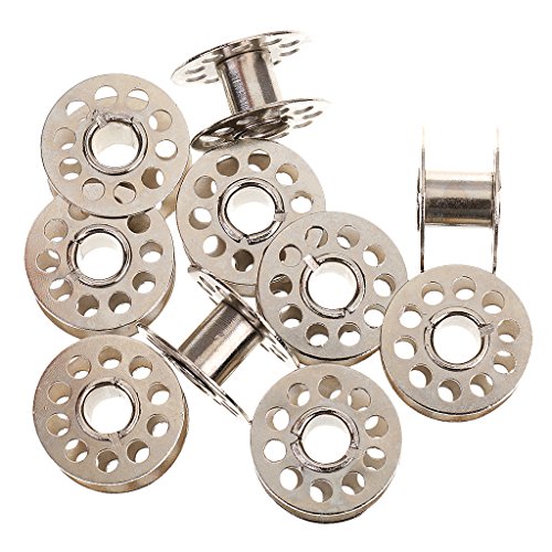 Preisvergleich Produktbild 10pcs Metall Spulenkörper Startseite Garnspule Garnrolle für Nähmaschine