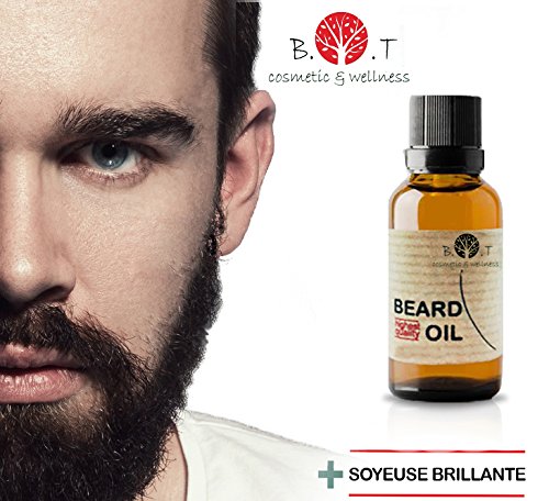 3en1 Olio da Barba 30 ml Rinforzare la barba 100% Naturale