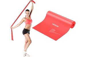 JATEKA Fitnessbänder Gymnastikband 2m Lang, Starkes Widerstandsbänder Fitnessbänder Ideal für Yoga,Pilates,Krafttraining,Fitnessband für Männer Frauen-mit Trainingsanleitung