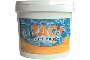 EDENEA - TAC Plus Piscine - Correcteur Alcalinité - Stabilise Le pH - Améliore Le Confort De Baignade - Poudre - Seau 5kg - EDG by Aqualux