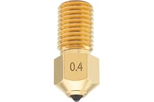 DUROZZLE Diamond - Boquilla PCD de 0,4 mm para impresora 3D Ultimaker 3 Ultimaker 5S (endurecida, alta precisión para una fabricación aditiva de precisión)