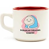 PALTO TASARIM Dobarlan Bırakma Kendini Beyaz Ven&uuml;s Kupa - Hediye Seramik Kupa