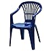 Produktbild Ipae Altea stapelbar Low Back Sessel, blau, 56 x 54 x 80 cm