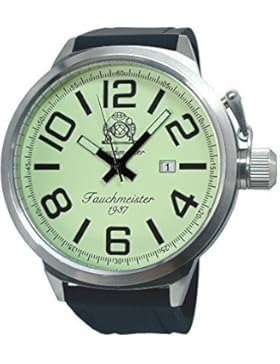 Tauchmeister UHR XXL 58mm Durchmesser -PU Band -Doppelkrone T0293