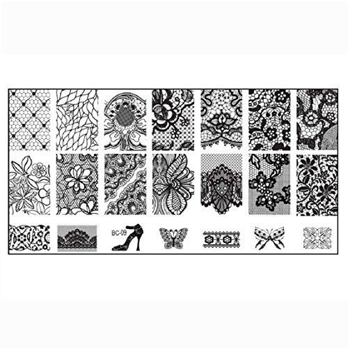 Malloom® Nail Stamp Stamping Image Plate Print Nail Art Template