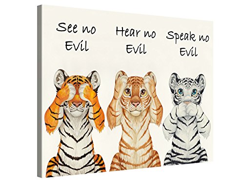 Picanova Impression sur Toile Multicolore 100 x 75 cm