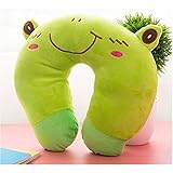 Yuhemii Suave Dibujos Animados Forma de U Oficina NAP Almohada Cervical cojín para Coche...