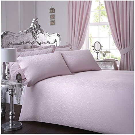 Vantona Home Renaissence Jacquard Pink Duvet Cover Set - (Single)