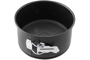 Zenker Tortiera con cerniera per torta alta, stampo apribile per panettone Ø18,5 cm Altezza 10cm, teglia a cerniera per torte, teglia da forno, Acciaio Inox, Nero, 18,5 x 18,5 x 10 cm