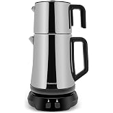 Homend Royaltea Elegant 1776H Parlak Inox &Ccedil;ay Makinesi