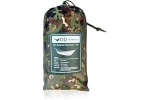 DD Hammocks Camping Hammock - MC - Lightweight Double Layer Camouflage Hammock For Hiking And Bushcraft, Easy Set Up
