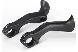 HOUSON Embout Guidon Velo, Extrémités de Guidon de Vélo en Nylon Antidérapantes pour Adultes 21,8 mm à 22,2 mm
