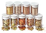 Glitter 9er-Set Gold