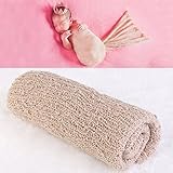 OULII Lange Ripple wickeln, DIY neugeborenes Baby Fotografie Wrap-BAby Foto Requisiten begünstigt, Packung mit 3 (Schnee zahnfarbenen + Beige + lila) - 8