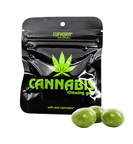 Preisvergleich Produktbild Euphoria Kaugummi "Cannabis" ohne Zucker