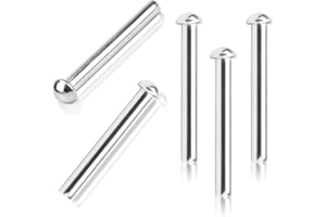 DURDIIY 5 Pieces Rivets M6*50mm Round Head Stainless Steel Solid Rivets Nail Rivets Assortment Kit Countersunk Solid Rivets Rivets Fasteners for Shovel Spade, Garden Spade, Leathercraft Rivets (5 pcs)