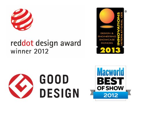 Ozaki OC110BU O!Coat Slim-Y 360-deg faltbare Tasche für Apple iPad Air blau - 4