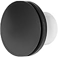 Europplast 100mm Round Bathroom Extractor Fan - 4 Inch, Silent, Anthracite, Ceiling & Wall Mounted
