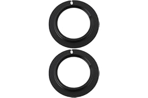 VGOL 2 Pièces Adaptateur de Monture D'objectif M42 M42-AF Compatible avec Sony Alpha A Monture (Noir)