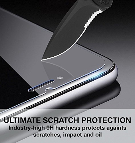 iSOUL Premium Tempered Glass For Apple iPhone 5 5S 5C SE [ Pack of 2 ] LCD Screen Protector Guard Skin case Film 2-Pack 3D Touch Compatible Crystal Clear - Industry - High 9H Hardness Ultra Slim and Easy Bubble-Free Installation Thickness 0.30mm (iPhone 5/5S/5C/SE)