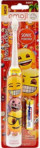 BrushBuddies Emoji Sonic Powered Toothbrush for Kids or Children