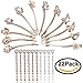 Jaciya Pack of 22 Rhinestone Crystal Hair Barrette Flower Bear Hair Clip Hair Pin RS.2369.00