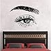 Produktbild wandaufkleber weihnachten groß Eyelashes And Eyebrows Wall Sticker Vinyl Long Lashes Wall Decal Beauty Salon Wall Art Mural Eyelash Extension Shop Decor