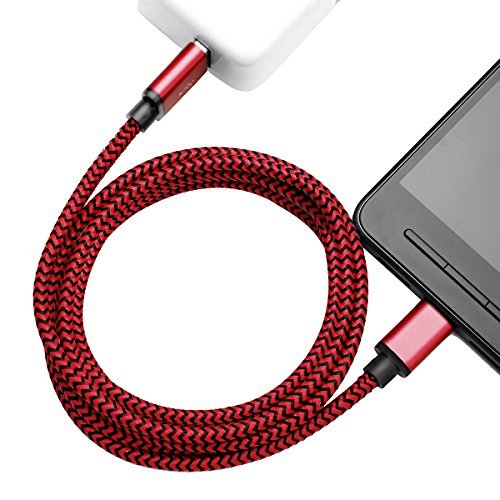 Micro USB Kabel Nylon, BeneStellar (2 Pack 0,9m & 1,8m) High Speed USB 2.0 A Male auf Micro B Synchronisations und Ladekabel für Android, Samsung, Huawei, HTC, Sony, Nexus, Xiaomi und mehr (Rot & Rot 0,9m & 1,8m) - 6