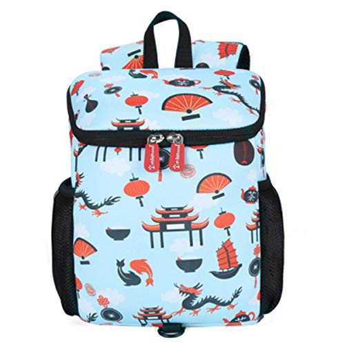 Preisvergleich Produktbild CASUALBOYS Cartoon wasserdichte Kindergarten Kindergarten Kinder Schulrucksack Für Jungen Und Mädchen Schultaschen 2-4 Jahre Blue-28 * 21 * 12cm