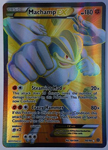 Pokemon- Machamp EX 90/98, ANCIENT ORIGINS , ULTRA RARE, NEW , MINT