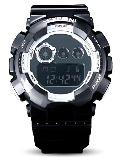 Preisvergleich Produktbild Uhr Der MäNner Elektronische Uhr Scheinwerfer Leuchtende Wasserdichten Outdoor-Multifunktions -Elektronische Uhren Herrenmode