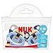 NUK Happy Kids Whale Latex Soothers (Size 2) Blue