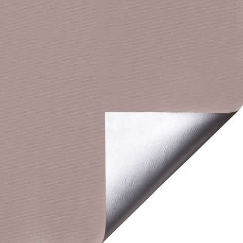 Homelia Klemmfix-Rollo Verdunklung mit Thermobeschichtung / inkl. Klemmträger 120 x 150 stone Breite: 45 bis 120 cm / Länge: 150 cm / Farben: weiß, grau, apfelgruen, rot, blau, terracotta, creme, braun, fuchsia, vanille, apricot - 5