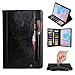 Produktbild Samsung Tab S6 Hülle 2019, Premium PU Leder Schutzfolie Ständer Handschlaufe Hülle mit Stifthalter Stoßfeste Buchhülle für Samsung Galaxy Tab S6 10,5 Zoll SM-T860/T865/T867(Schwarz)