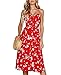 Produktbild 2 Stück (ZufäLlig) Sexy Kleid KnöPfe Druck Mode Sleeveless Sling Abend Party Arbeit Prinzessin Langes Kleid,M21,XXXL