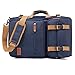 Produktbild UtoteBag 17,3 Zoll Umwandelbar Laptoptasche Umhängetasche Schultertasche Nylon Messenger Bag Business Aktentasche Notebooktasche für Laptop Notebook,Blau