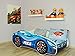 TODDLER CHILDREN KIDS BED INCLUDING MATTRESS RACING CAR (POLICE)