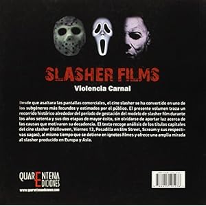 Slasher films. violencia carnal