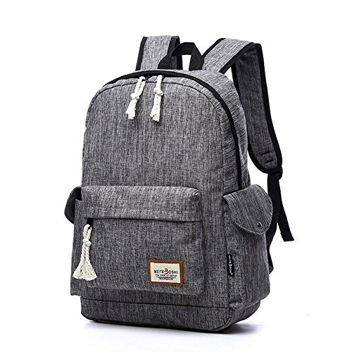 Zaino per laptop adatto a zaino da 15.6 pollici per laptop college outdoor per uomo e donna(grigio)