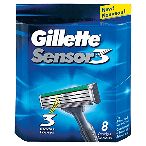 Gillette Sensor 3 Razor Blades - Pack of 8