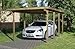 Produktbild Carport 606 - Aus- führung: Gr. 2, Sockel- maß: 268 x 579 cm, Maß incl. Dachüberst.: 300 x 600 cm, Grundfläche: 15,52 m², Rauminhalt: 33,34 m³, Gewicht: 240 kg