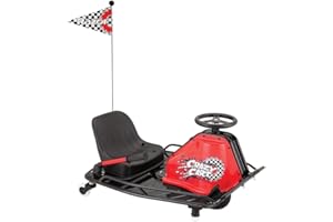 Razor Crazy Cart 25.2V Electric Go Kart For Ages 9+–Variable Speed, Up To 12 mph