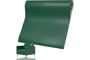 YANJIY Patch de Réparation en Cuir, 60 x 137cm Simili Cuir Autocollant, Cuir Patch Réparation pour Canapés Sièges de Voiture Sacs à Main Vestes Siège Bricolage Artisanat (Vert)