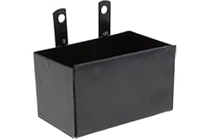 WEDHAPY Motorcycle Battery Box 4.9x3x2.8in Metal Replacement Storage Small Battery Box Pre-drilled Protective Battery Box Motorcycle Parts for Dirtbike